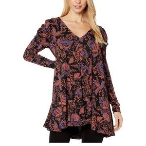 Free People Floral Tunic